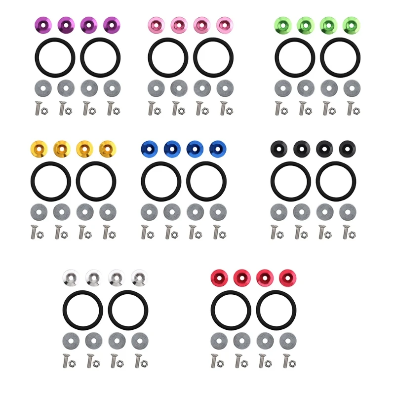 

Крепежная пряжка для крышки переднего и заднего бампера автомобиля, крепежная пряжка, крепежная шайба, быстроразъемный винт с