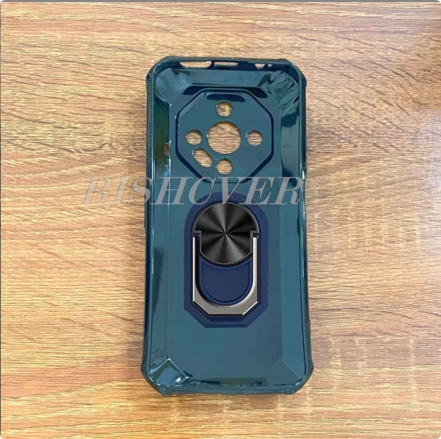 Durable Back Ring Holder Phone Case with Soft Silicone Cover - 6.56