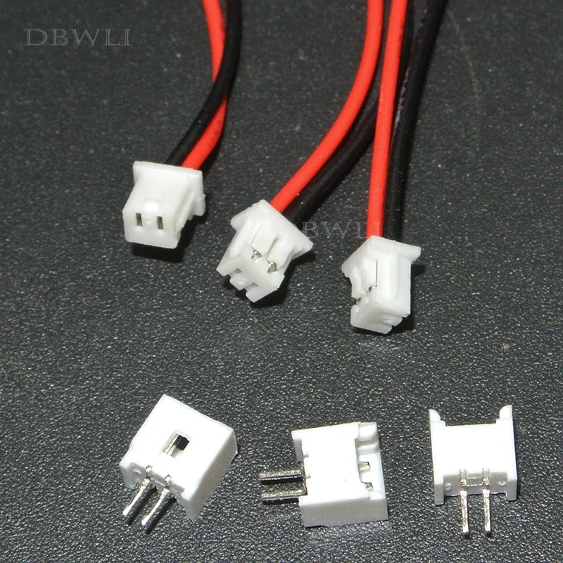 Wire Connector 10 PCS Mini Micro female JST 1.25mm 2-6P Pin with Wires