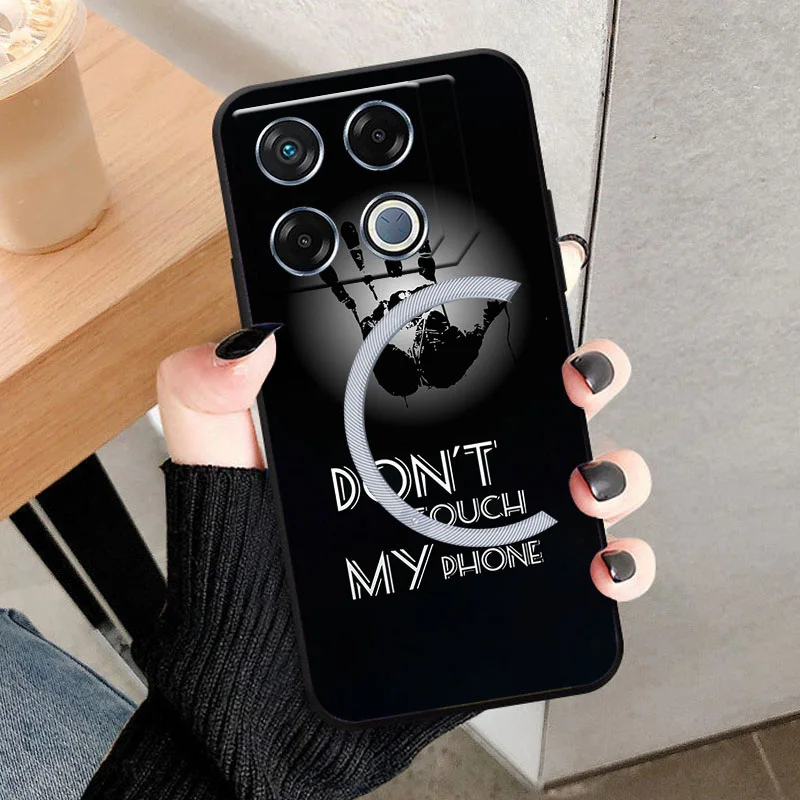 Sleek Black TPU Shockproof Phone Case - Soft Silicone Protective Back Cover