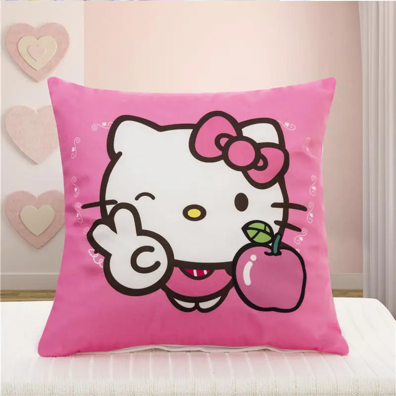 

Cute Hello Kitty Throw Pillow Covers Bed Pillows Cushions Home Decor Cushion Child Kawaii Pillowcase Cover Decorative Sofa Gifts