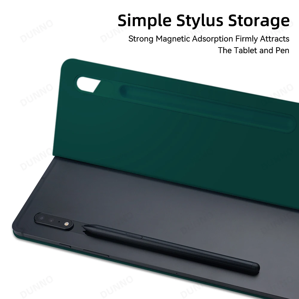 Capa para Tablet Magnética com Suporte para Lápis Embutido Capa para Samsung Galaxy Tab s6 Lite s7 s8 s9 s7 fe s7 Plus s8 s9 Ultra - Imagem 5