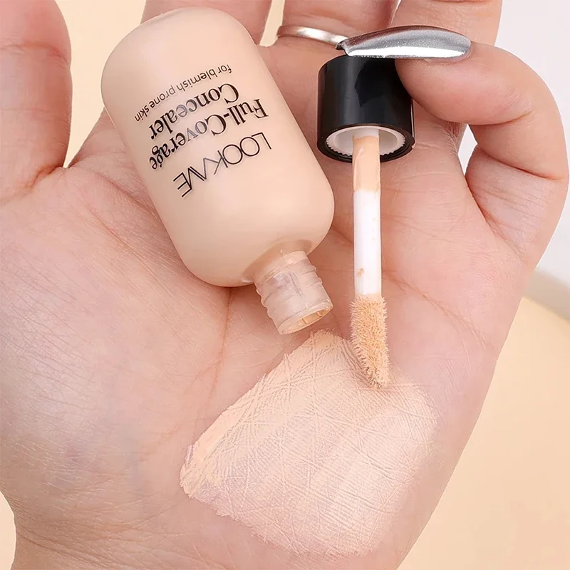 Not Easy Smudged Waterproof Liquid Concealer Foundation Cream Multiple Colors Covering Long Lasting Korean Cosmetics