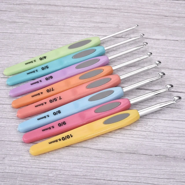 8/10/16Pcs Crochet Hooks Set Knitting Needles 0.5-6mm Crochet Craft Sewing  Tool