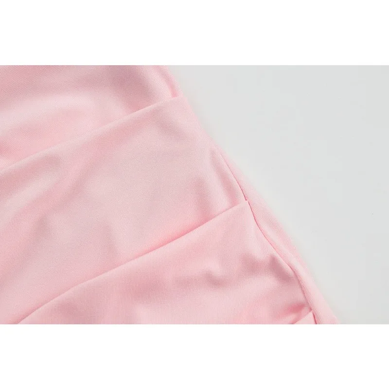 New Spring and Summer U-neck Sleeveless Women's Dress Fashion Sexy Backless Women's Tight Maxi Dress Slit Evening Dress