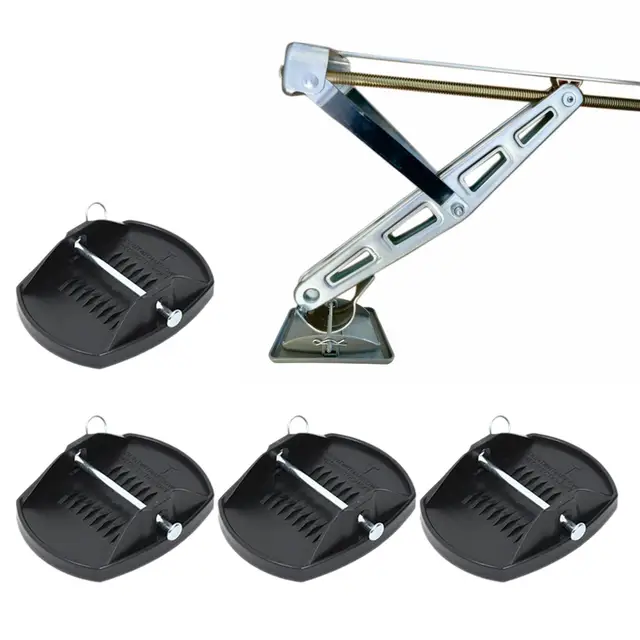 Cric De Chariot à Coussin En Caoutchouc Jack, Coussin En Caoutchouc Universel Pour Crics Et Plates-formes De Levage, Paquet De 2