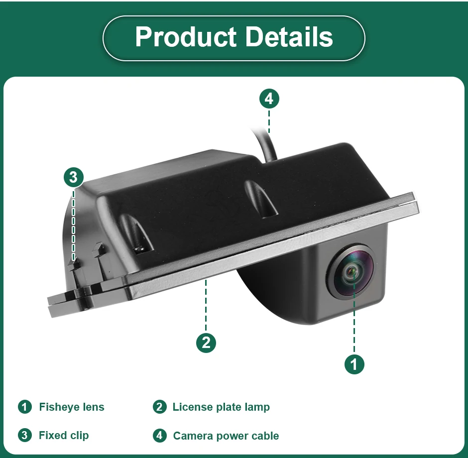 Cámara De Reversa Vlicevrn Hd Para Toyota Y Land Cruiser | Cuotas Sin
