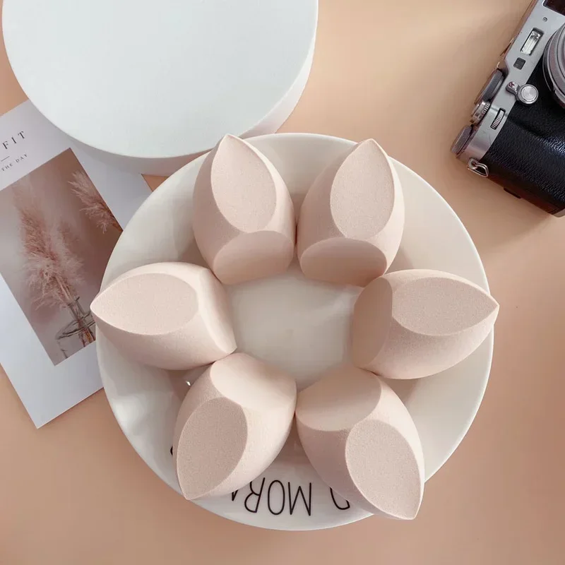 Big Size Makeup Sponge Foundation Puff 5pcs Wet Dry Dual Use Soft Makeup Foundation Sponge Puffs Make Up Blender Cosmetic Tool 4