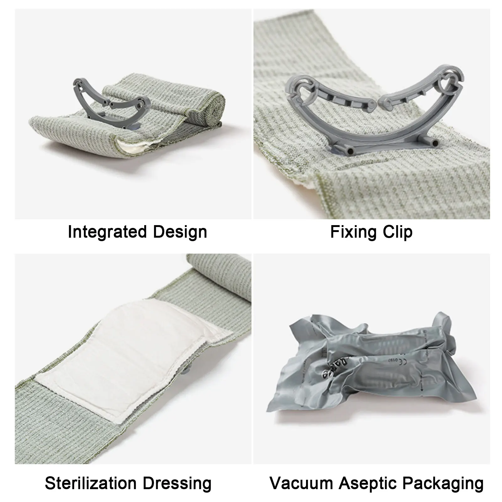Emergency Hemostatic Bandages Israeli Bandage Injuries Trauma Solider Training Compression Stop Bleeding Bandage Isreal