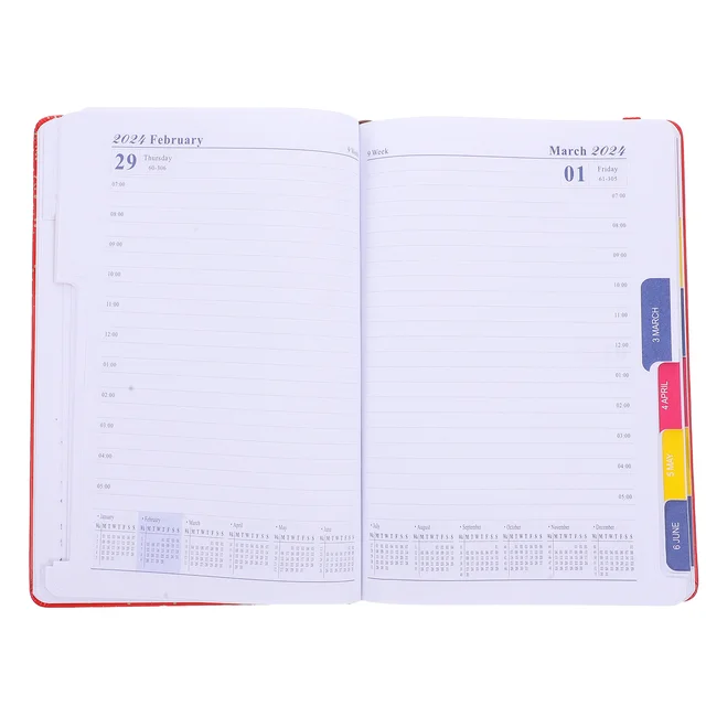 Note Pad 2024 Agenda Book Academic Planner Study Do List Notepad Teacher Planners Lesson Appointment Calendar Schedule Dating