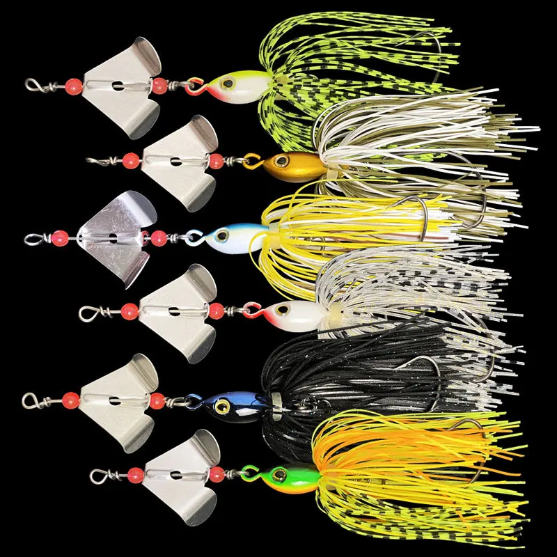 Tigofly 200 Gonne In Silicone Per Esche Da Pesca - 4 Colori Per Spinnerbait E Buzzbait - Accessori Per Montaggio Esche Artificiali (Giallo Fluo) - 4