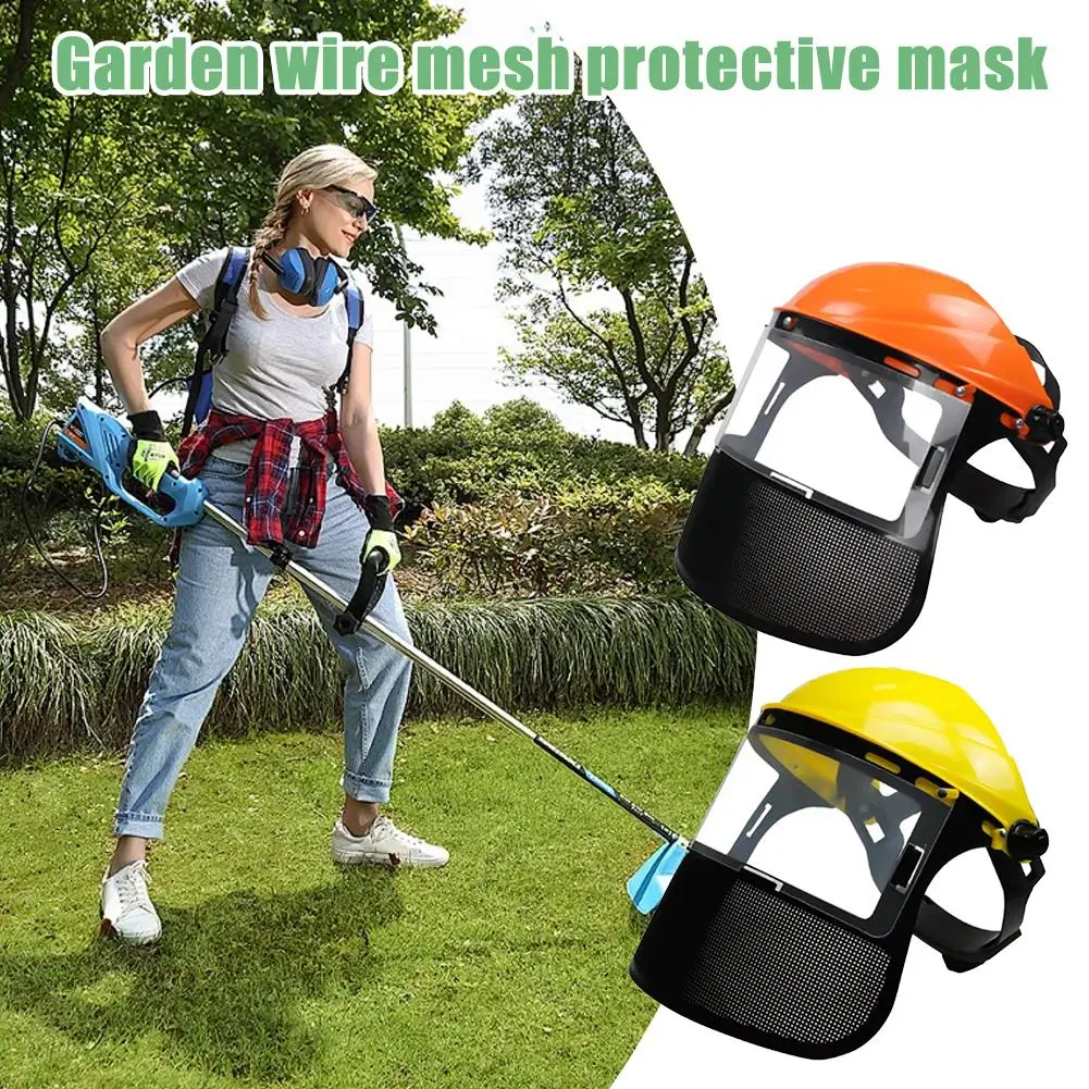 PVC Protective Face Mask For Cutting Grass And Gardening
