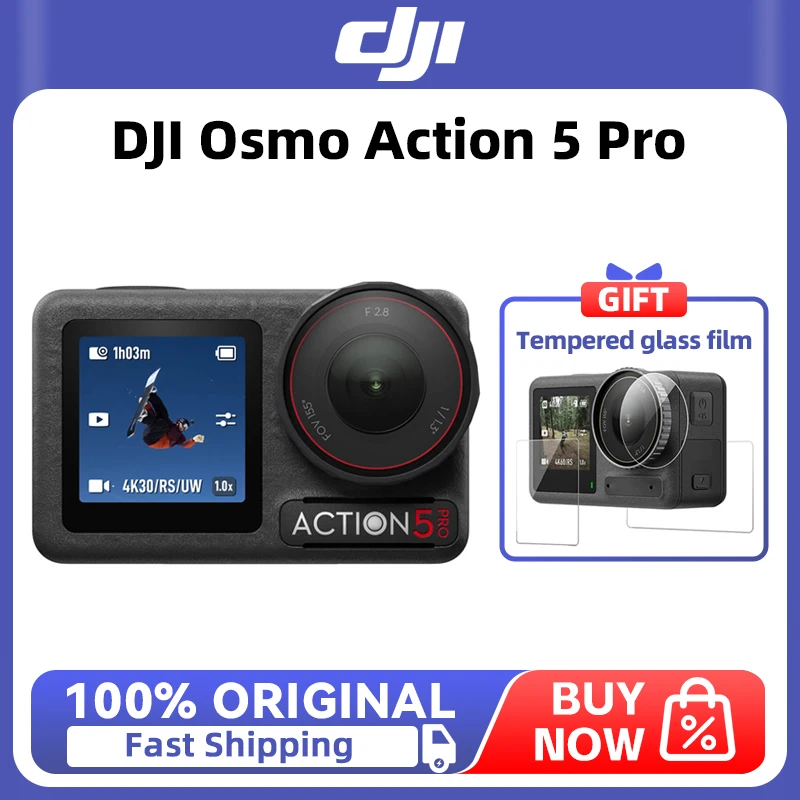 DJI Osmo Action pro New Sensor hours Long Battery