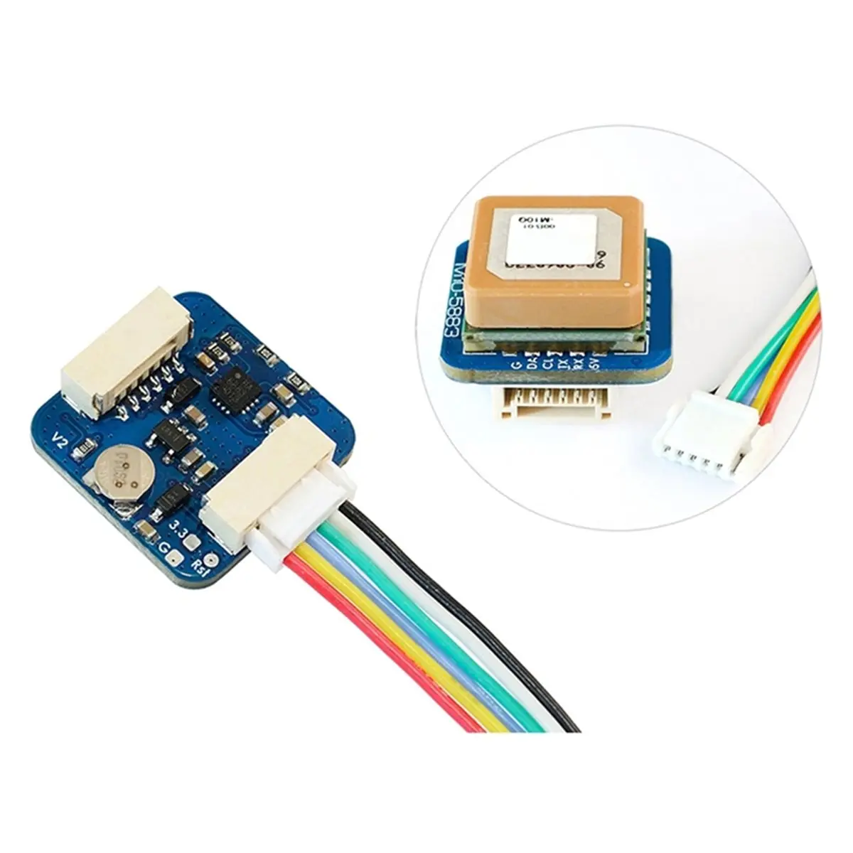 AP-For Matek Syst GNSS M10Q-5883 나침반이 있는 M10 GPS FPV 레이싱 드론 고정익 RC 항공기용 QMC5883L 모듈