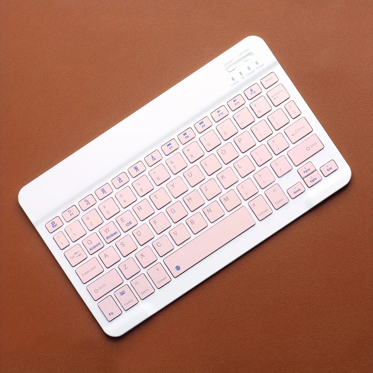 thumbnail image 1 of Teclado inalámbrico Mini teclado recargable compatible con Bluetooth para iPad, teléfono, tableta, Samsung, Xiaomi, IOS, Android y Windows, 1 of 5