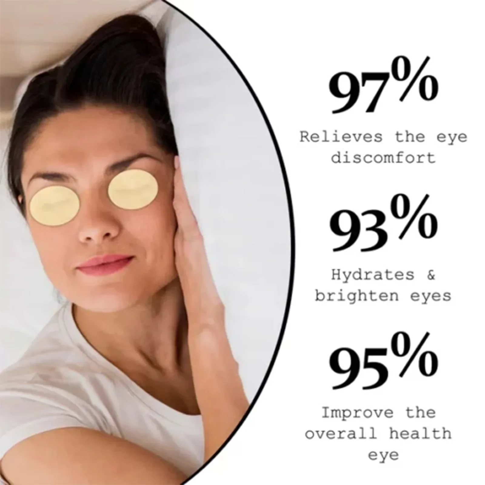 안대 Herbal Eye Care Patch 20pcs Improve Eyesight Good Vision Sticker Relieve Eye Dry Fatigue Myopia Herbal Medical Plaster 3
