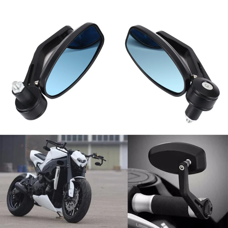 

Universal Motorcycle Handlebar End Side Mirror CNC 22mm 7/8" Rearview Mirrors Accessories For Suzuki BMW Honda Yamaha Kawasaki