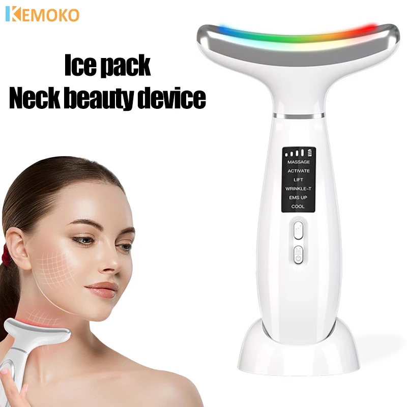 Face Lifting Massager Skin EMS Microcurrent Neck Face Lifting Instrument Facial Machine Tighten Sagging Anti Wrinkle