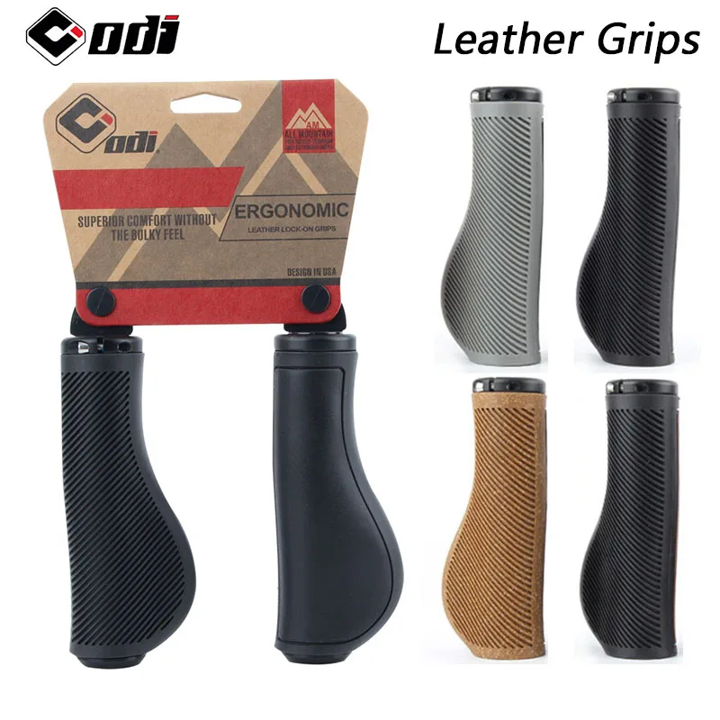 

ODI замок на MTB ручки мягкие кожаные ручки для руля велосипеда противоскользящая амортизирующая рукоятка для горного велосипеда самокат Складная рукоятка для велосипеда