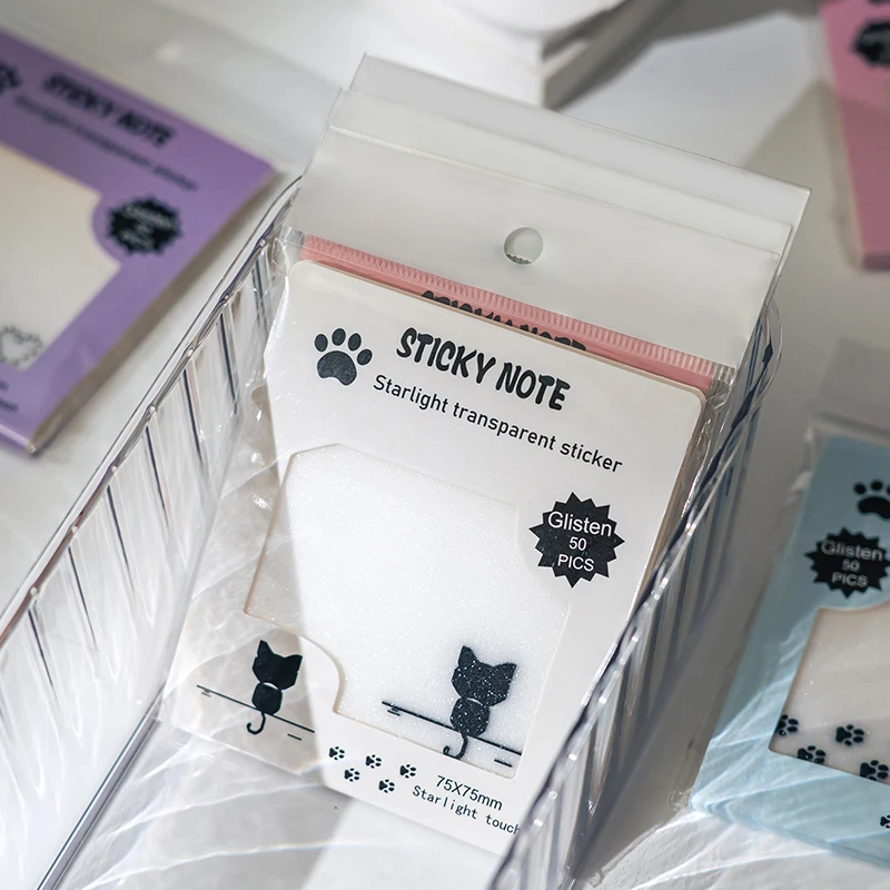 50 قطعة/1 كتاب سلسلة ضوء النجوم ملصقات مريحة الإبد...