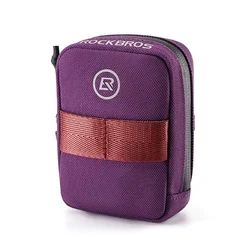 ROCKBROS Compact Universal Bicycle Saddle Bag - Portable Tail Storage (PURPLE)