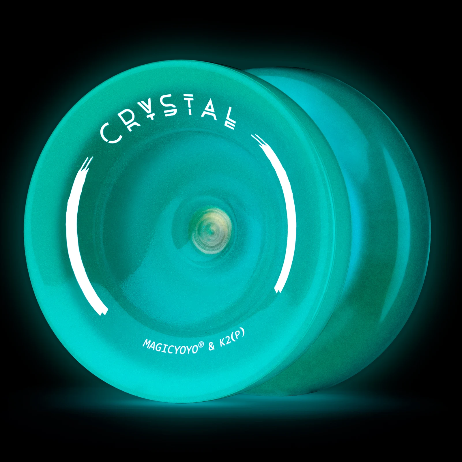 Yoyo Ball MAGICYOYO K2 Green Glow in The Dark Dual Functiions Kids Beginners and Advanced Players