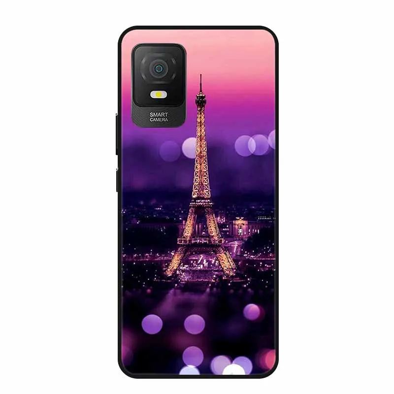 Cool Animal Black Silicone Soft Back Cover Case – Lion, Wolf, Tiger, Cat Design