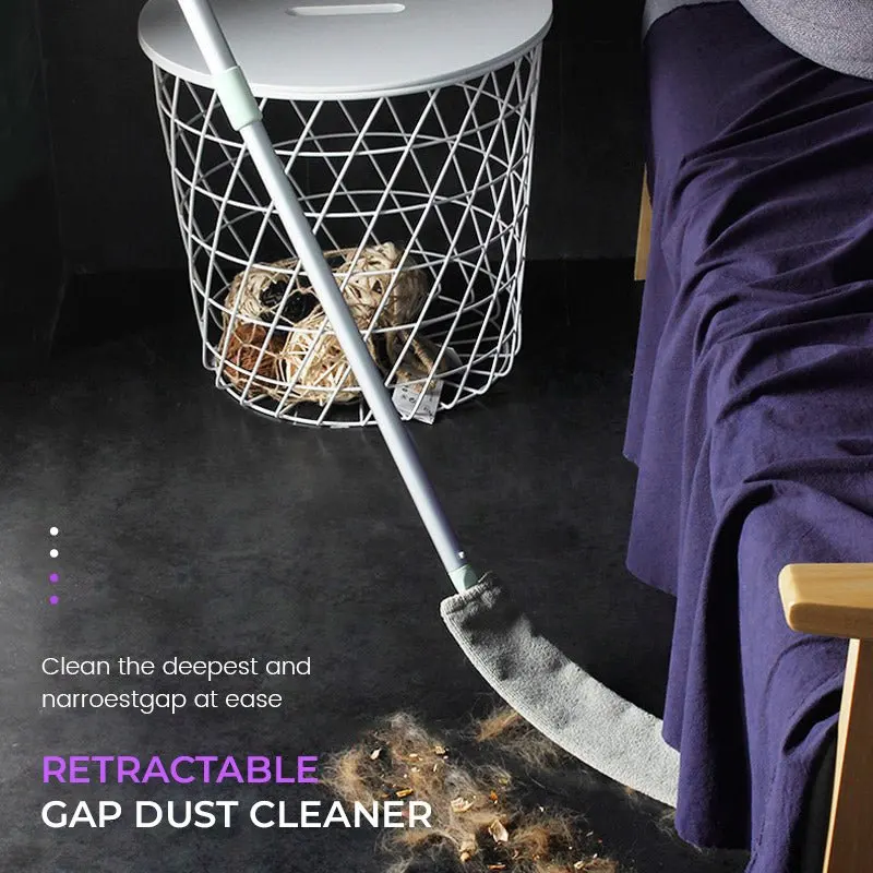 

Retractable gap dust cleaner Bedside Dust Brush Mop Household Artifacts Bed Bottom Gap Clean Fur Hair Sweeping Microfibre Duster