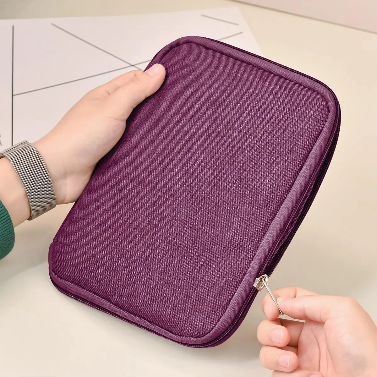 Watch Band Organizer Watch Band Storage Case Waterproof Smart Organiser Case Travel Organiser Bag for Bands