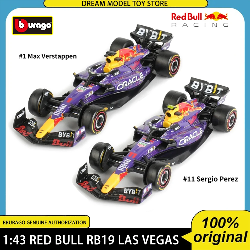 Bburago 1:43 SF24 RB20 RB19 las vegas W15 W14 F1-75 AMR23 Static Diecast Casting Alloy Model Car Collection Toy Birthday Gift 4