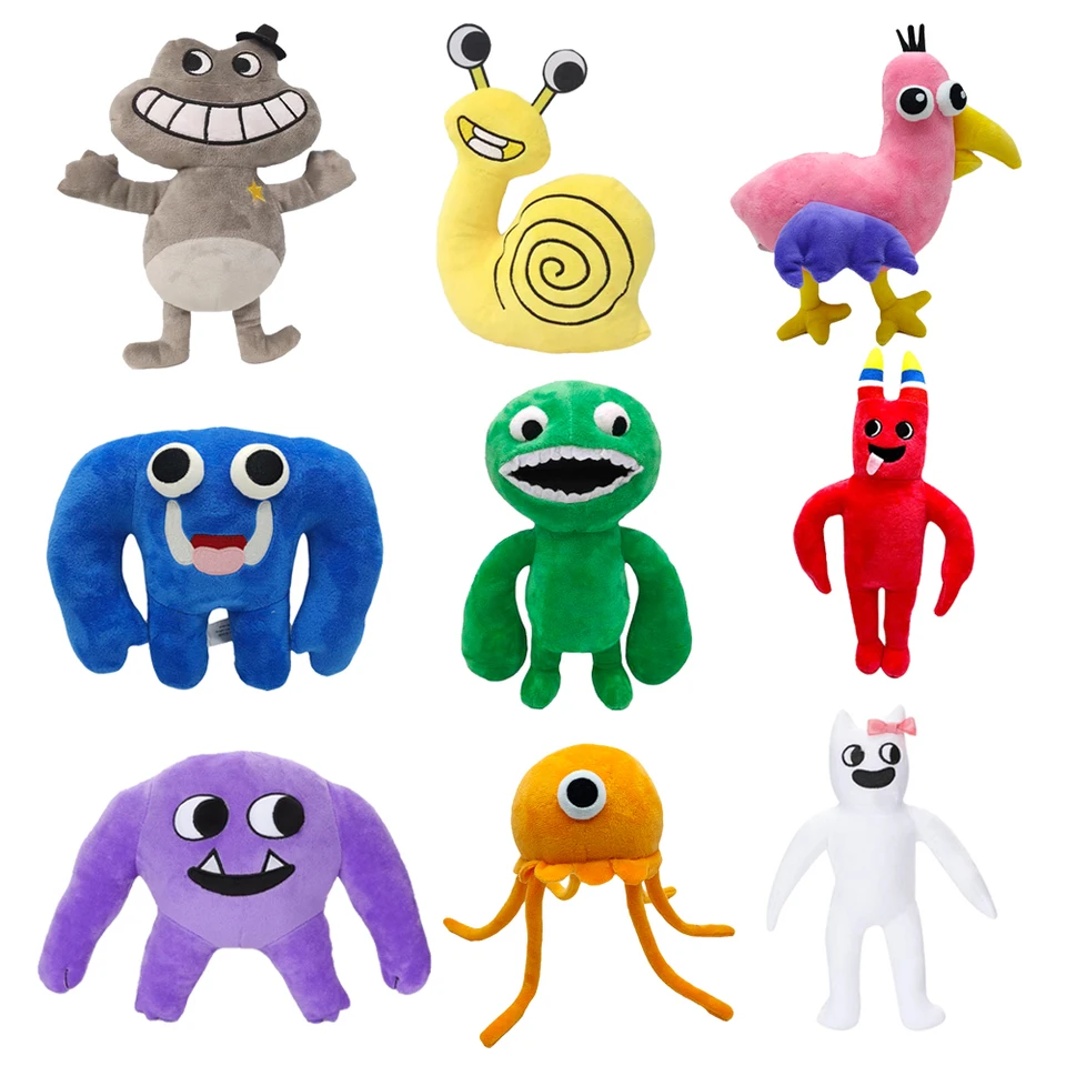 80cm Rainbow Friends Garten Of Banban Plush Nabnab Doll Game Can be Opened  Long Hand Monster Fear Stuffed Animal Halloween Gifts