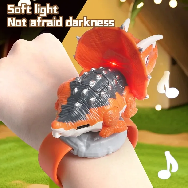 2PCS Dinosaur Walkie Talkie Watch-Style Wireless Interphone Children Education Toys for Kids Camping outdoor Interactive gift 5