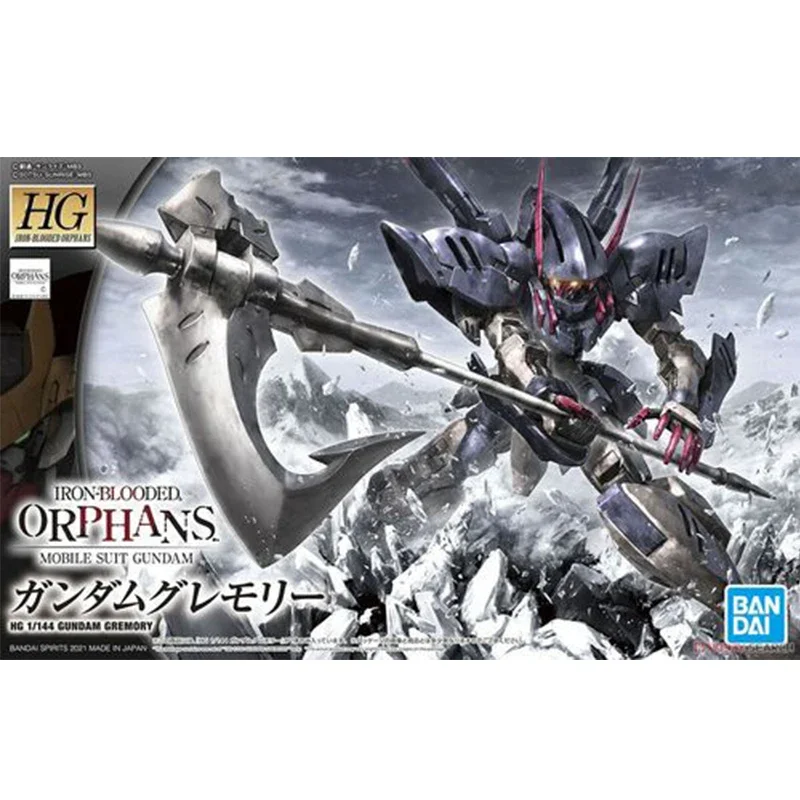 

Original Bandai Gundam Figures HG IBO 1/144 Iron-blooded Orphans Mobile Suit Gremory Assembly Model Ornaments Figure Toys