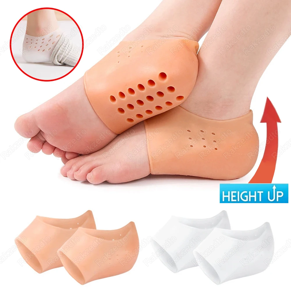 Silicone Height Increase Insoles for Man Woman Shoes Lift Insert