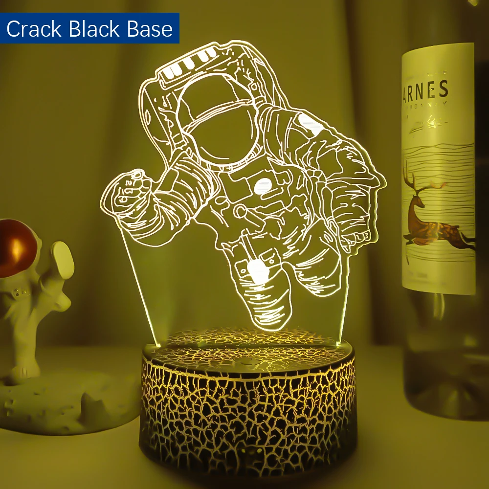 Spaceman Lámpara Astronauta Led Lámpara de mesa Lámpara de noche Lu