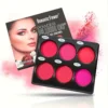 6-color blush palette natural-toned eye shadow palette matte blush palette Light breathable suitable for cheek and e 3