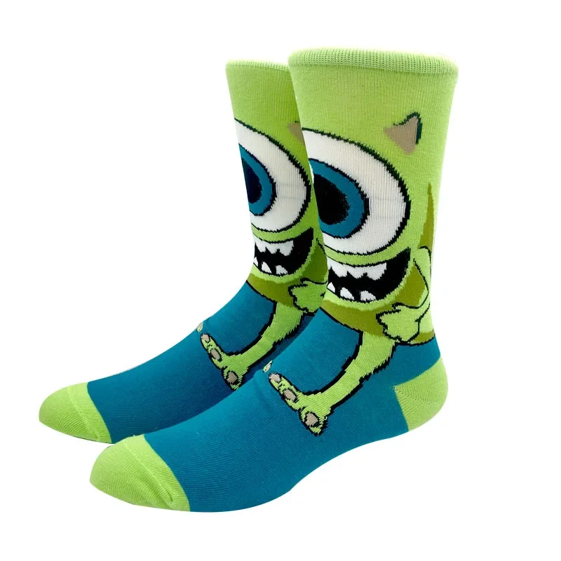 1 Pair Anime Men Socks Long Socks Men's Knee-High Couples cosplay Personality Hip Hop Harajuku Funny For Women