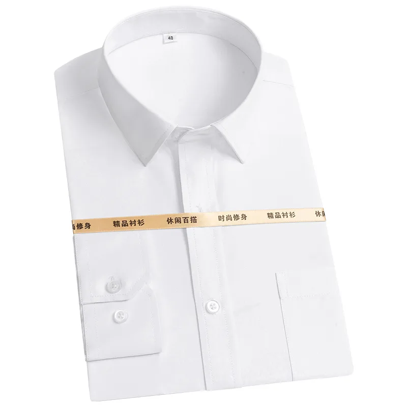 Tanio Quality Mens Dress Shirts Long Sleeve Casual Solid Business
