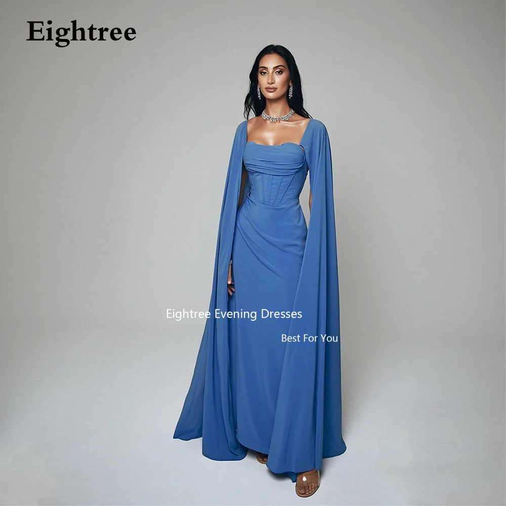 

Винтажное длинное вечернее платье с юбкой-годе, шифоновое плиссированное платье до пола для торжественных случаев, Дубай, 2023