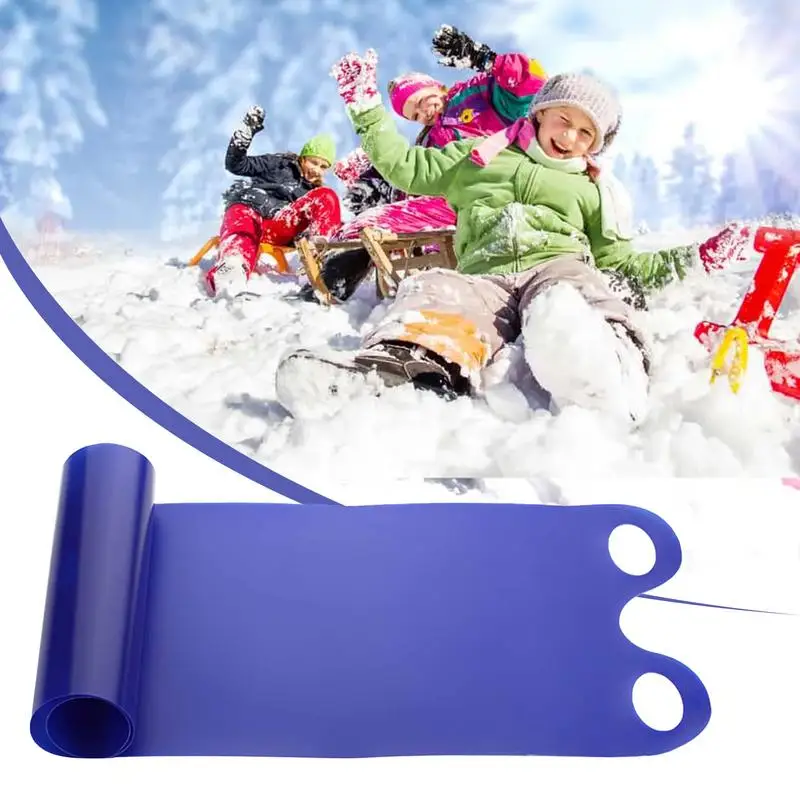 Snow Slider Roll-up Sled For Winter Snow Snowboard Sled Sledding Equipment Lightweight Outdoor Slider Mat For Kids And