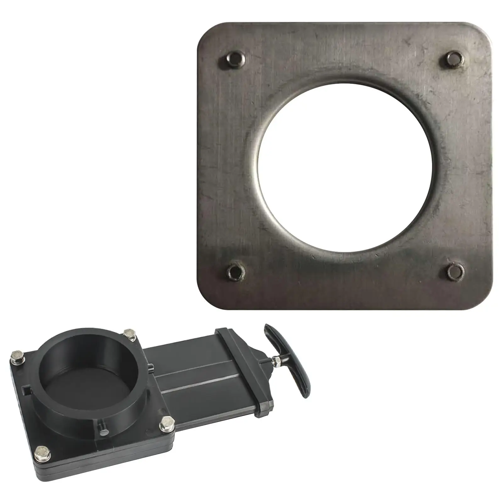 3 inch RV Dump Gate Assembly Sewer Hose Repair Sewer Fittings Motorhome Plumbing Termination Trailer Accessories Replacement