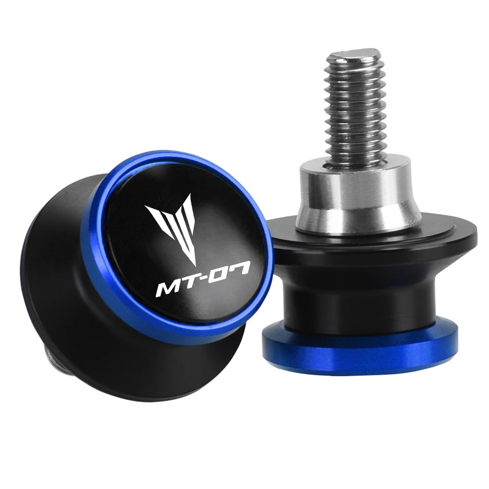 

For Yamaha MT-07 FZ-07 MT 07 FZ 07 MT07 FZ07 2014-2020 2021 2022 2023 2024 Motorcycle 6MM Swingarm Spool Rear Stand Screw Slider