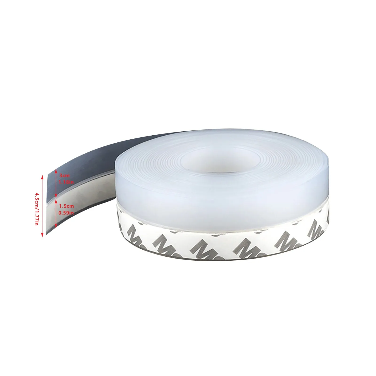 Transparent Windproof Silicone Sealing Strip Bar Door Sealing Strip Seal Material Door Seal Bottom Adhesive