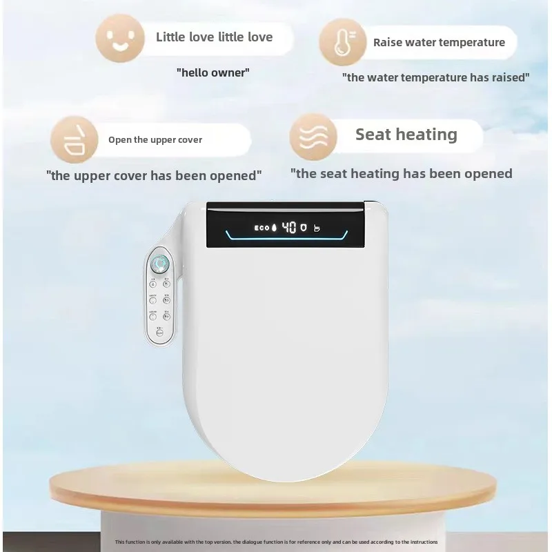 Smart Toilet Seat Cover Instant Heating Multi-function Wash Foam Shield Electric Bidet Lid For Household Bathroom