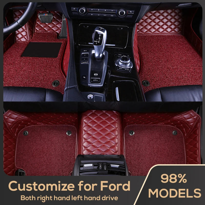 

Custom Floor Mat Customize make for Ford Vehicles Thicken Durable Quality Carpet Mat for Ford F-150 Explorer Escape Expedition