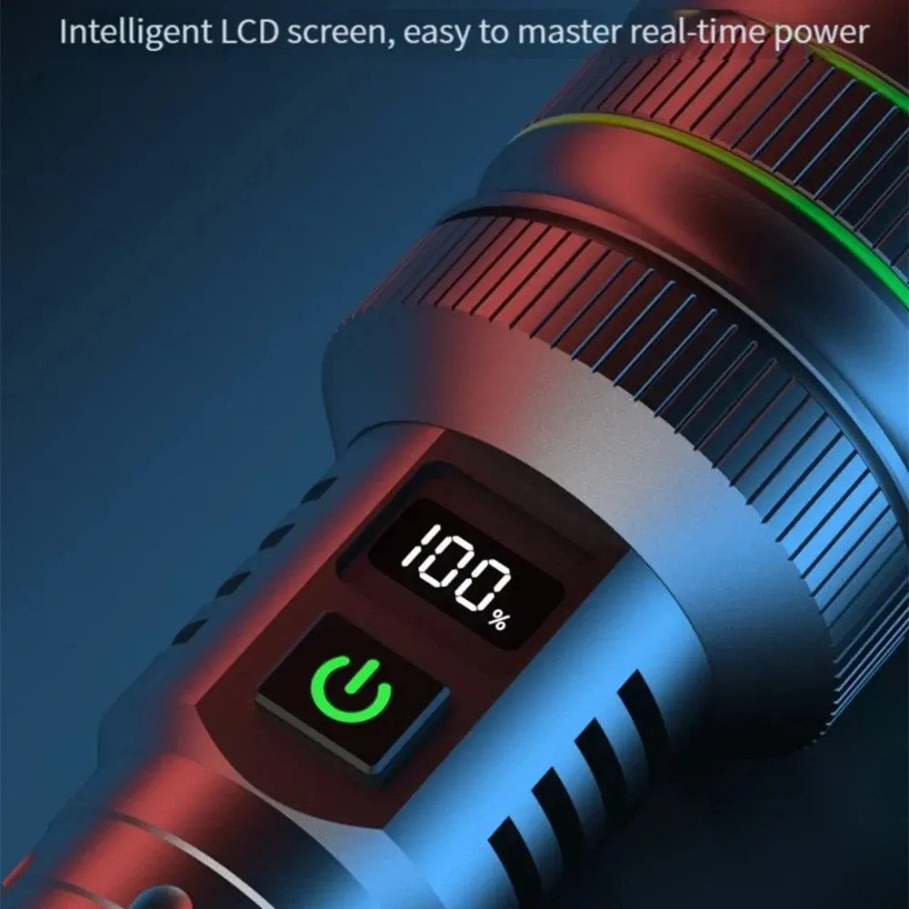 LED Zoomable High Power Tactical Flashlight for Outdoors 2