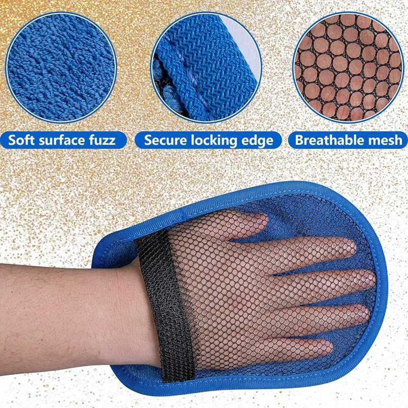 Sand Remover for Beach, Sand Off Beach Mitt, Removal Mitt, Beach Cleaner Wipe Off Mitt Camping Volleyball Surfing
