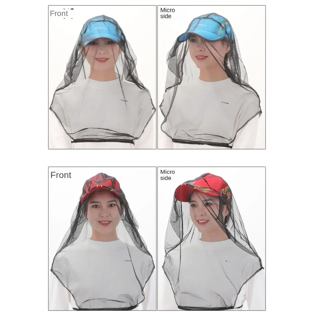 Cap Beekeeping Hat Outdoor Fishing Head Face Protector Fishing Cap Hat Mosquito Net Hat Insect Mesh Anti Bee Hat Insect Bee Net