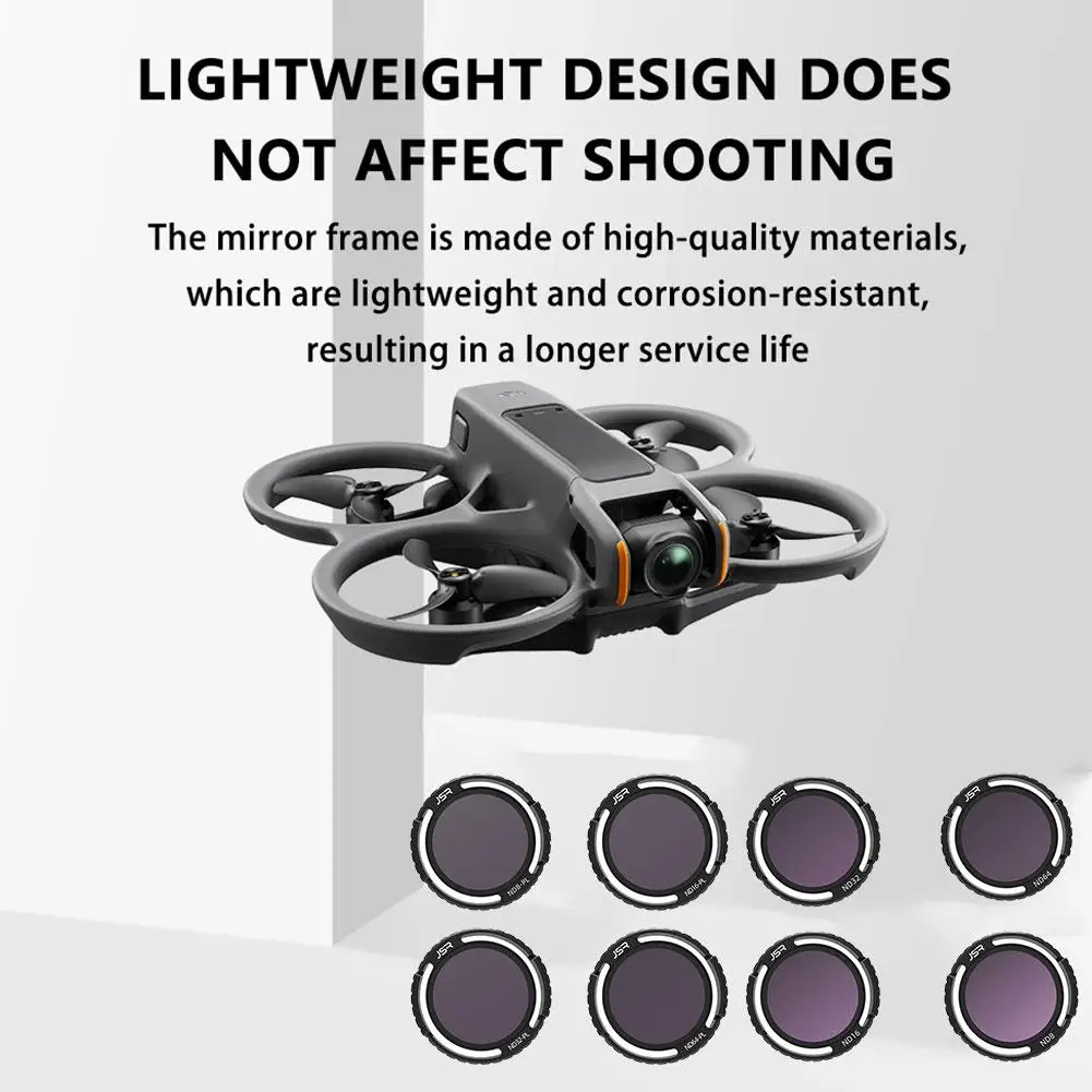 

Фильтр для камеры dji Avata2 ND/NDPL, светорегулятор яркости, фильтр для квадрокоптера HD, Водонепроницаемый поляризационный фильтр против царапин CPL, аксессуары R9Z4