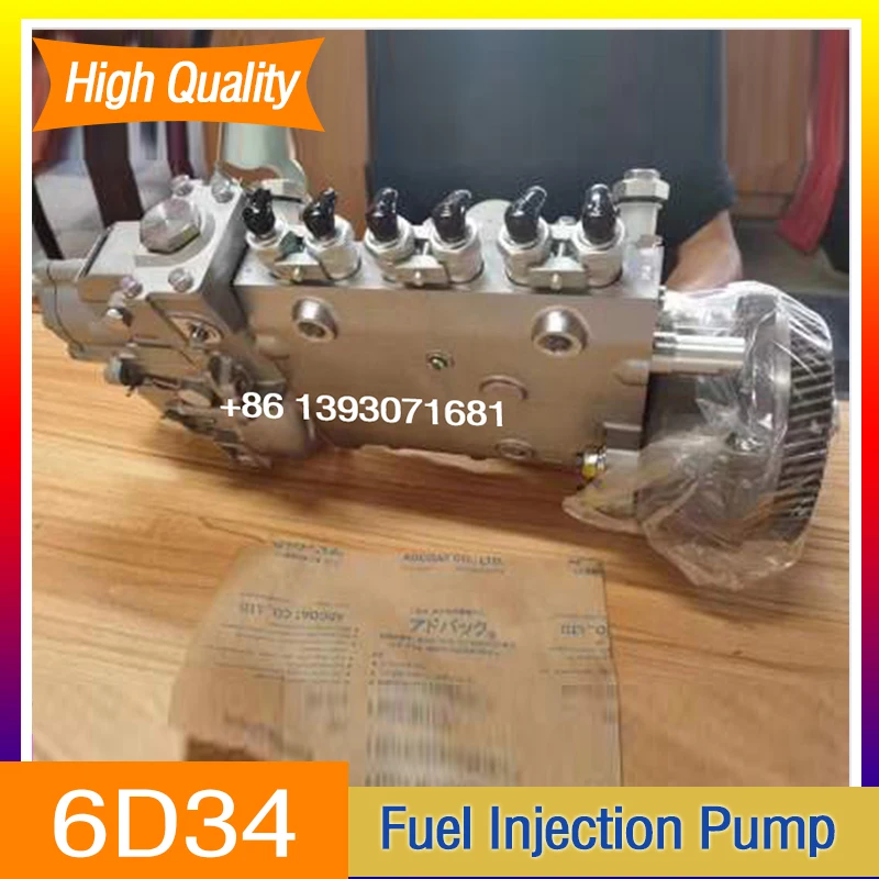 

Original New SK200-3 SK200-6 6D34T 6D34 Engine Fuel injector pump ME441215 ME308242 101608-6412